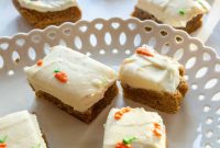 Spiced Carrot Cake Blondies