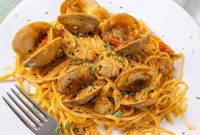 Crimson Clam Linguine