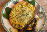 Rustic Swiss Chard Frittata with Rich Italian Cheeses