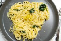 Zesty Lemon Spinach Pasta