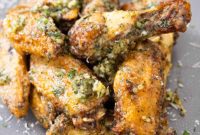 Crispy Air Fryer Garlic Parmesan Wings