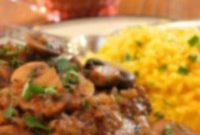 Tender Marsala Pork Chops with Creamy Saffron Risotto