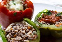 Classic Italian Stuffed Peppers in Rich Tomato Sauce