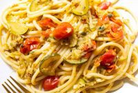 Mediterranean Summer Zucchini Pasta