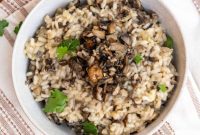 Velvet Truffle Mushroom Risotto