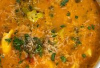 Nonna’s Hearty Sausage Tortellini Soup