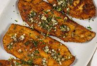 Crispy Fried Flounder Oreganata