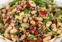 Mediterranean Farro White Bean Salad