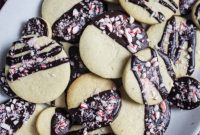 Decadent Dark Chocolate Peppermint Sugar Cookies