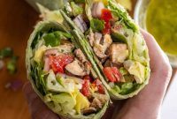 Zesty Mediterranean Chicken Pocket