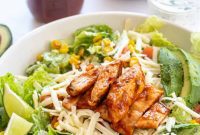 Zesty Chipotle BBQ Chicken Salad