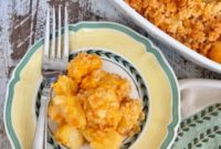 Sweet and Savory Pineapple Cheese Bake