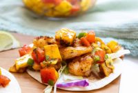 Tropical Shrimp Tacos with Mango Lime Salsa