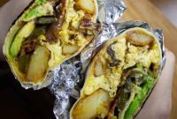 Zesty Southwest Potato Breakfast Burrito