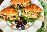 Easy Curry Chicken Salad with Grapes Apples and Cashews