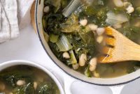 Rustic Escarole and Cannellini Soup