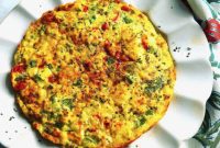 Easy Cheesy Italian Frittata with Peppers