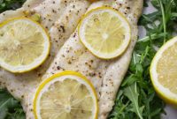 Citrus Garlic Flounder Delight