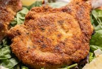 Golden Crispy Milanese Pork Chop