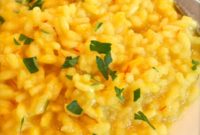Golden Saffron Risotto