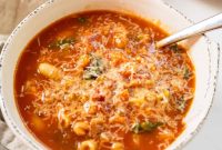 Traditional Italian Pasta Fagioli