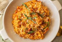 Velvet Tomato Risotto