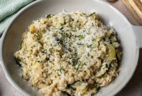 Creamy Zucchini Risotto