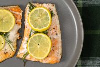 Sizzling Cast Iron Lemon Dill Salmon