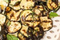 Minty Marinated Zucchini