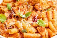 Fiery Chicken Rigatoni