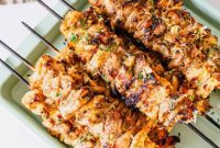 Savory Garlic Parmesan Chicken Skewers