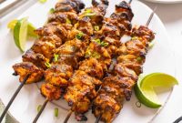 Dynamite Chicken Skewers