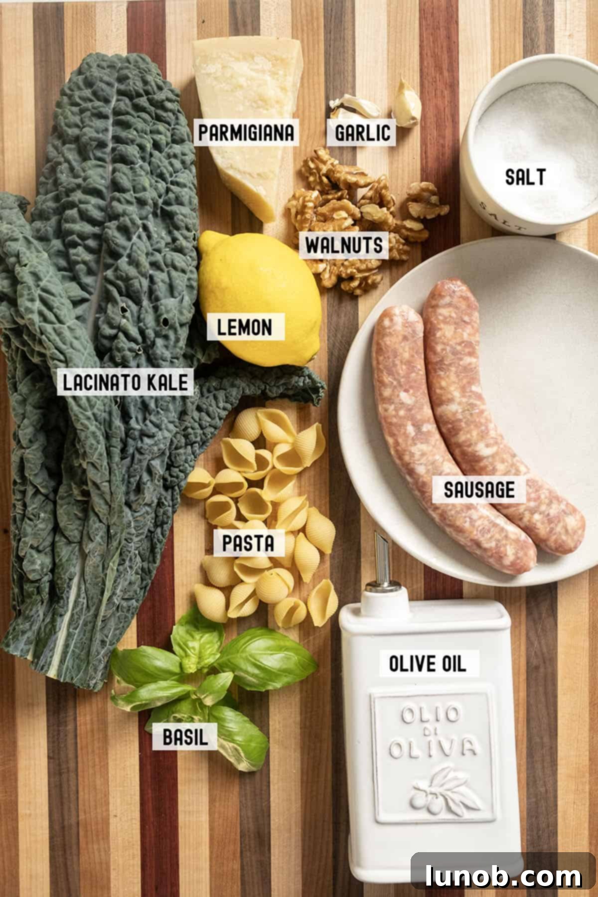 Ingredients for the recipe.