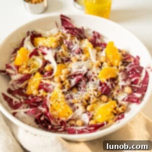 Radicchio Salad in a bowl.