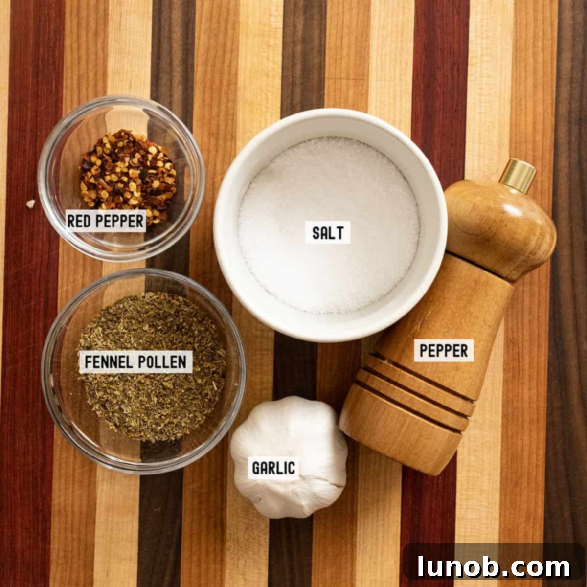 Italian Porchetta Perfection 4 Seasoning for porchetta.