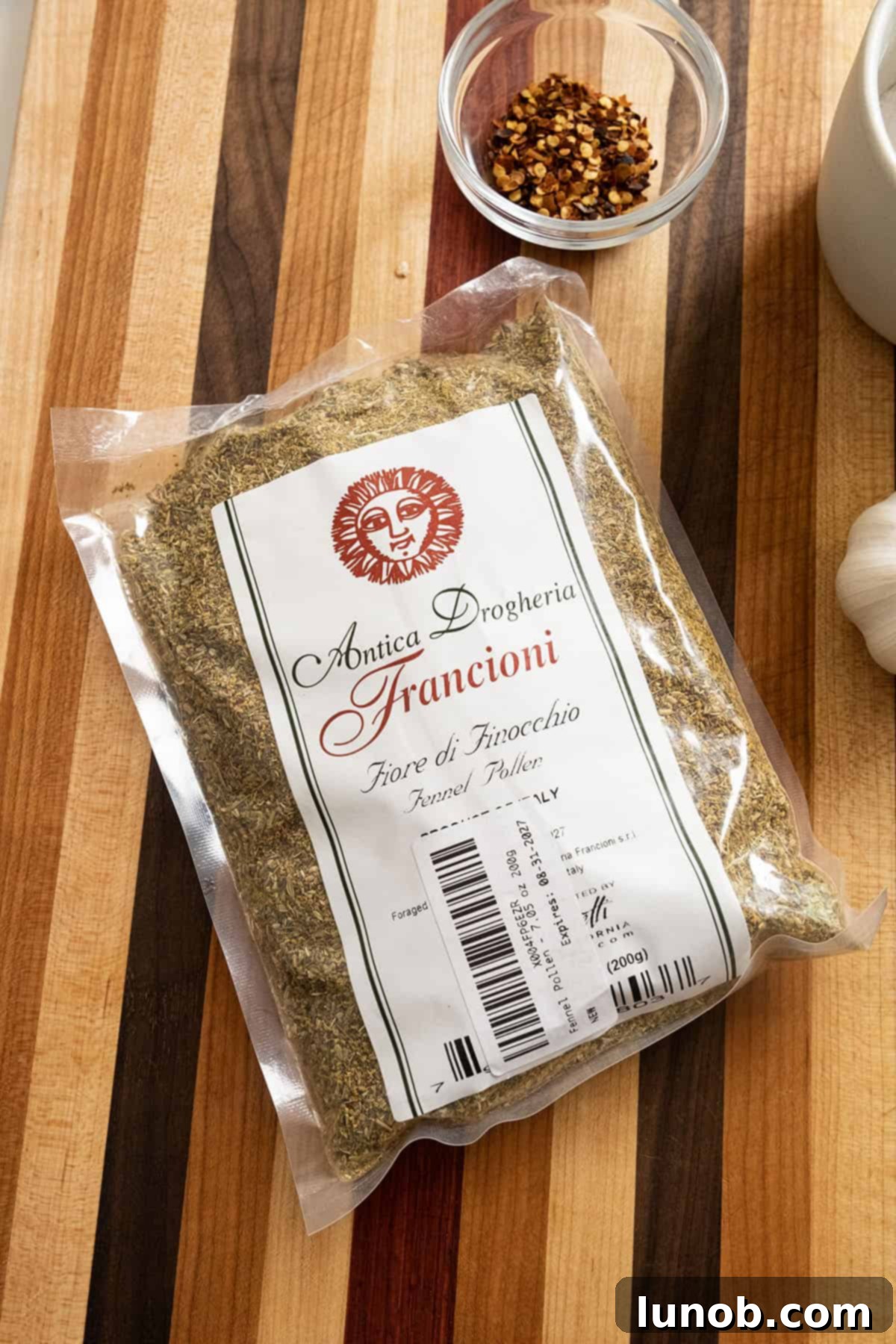 Italian Porchetta Perfection 5 Fennel pollen.