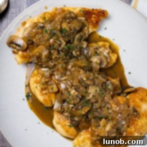 Gourmet Chicken Marsala 13 chicken marsala on a plate