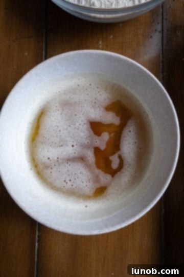 browned butter cooling in a bowl