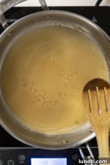 white wine and lemon sauce