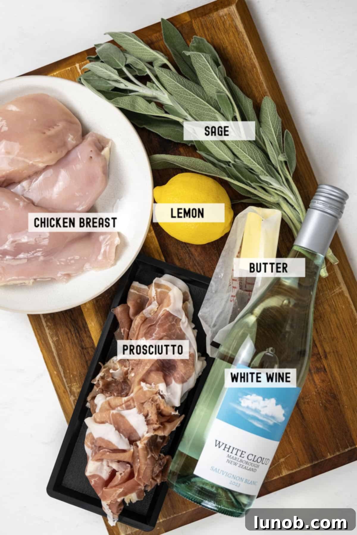 Ingredients for the recipe.