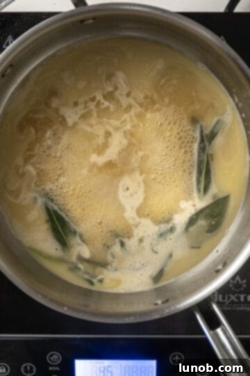 white wine simmering