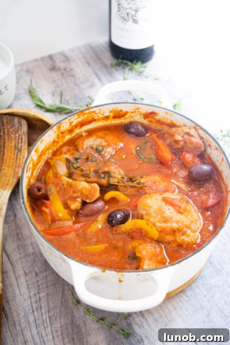 dutch oven chicken cacciatore
