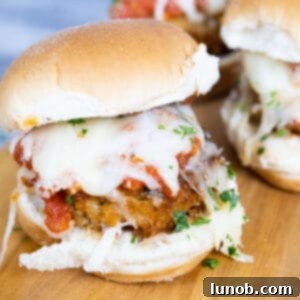chicken parm sliders