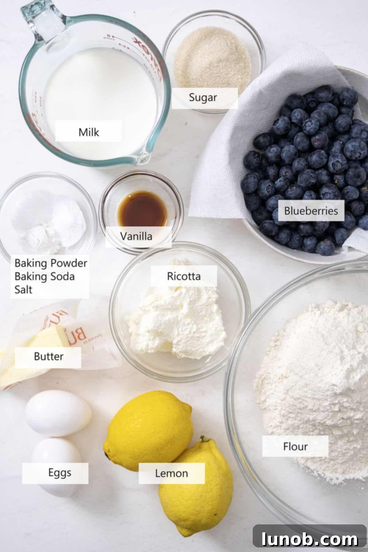 Ingredients for the recipe.