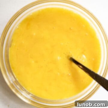 Classic Pepper & Egg Sub 4 8 eggs whisked together.