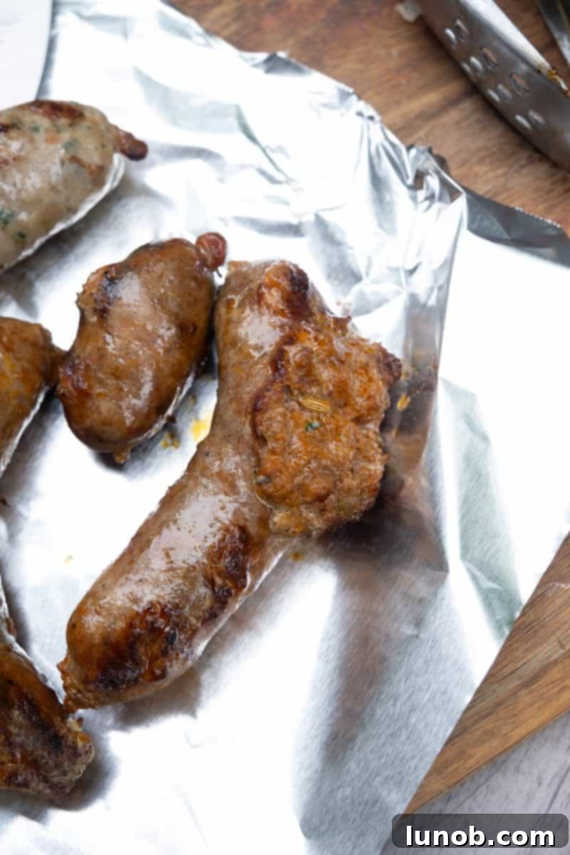 Rustic Italian Sausage Skillet 5 Italian sausage with a broken casing from high heat