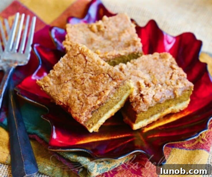 Amazing Pumpkin Brownies ready to be served