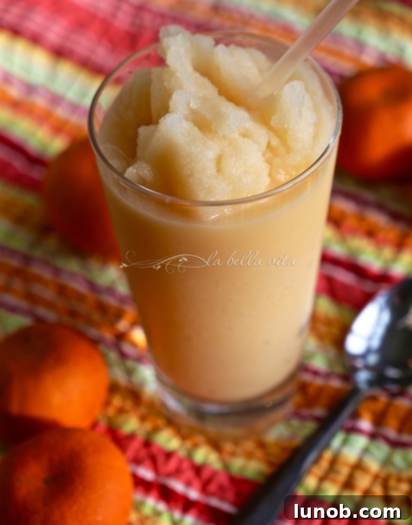 Sweet Clementine Orange Smoothie, packed with vitamin C