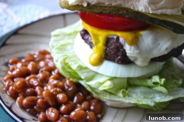 Grilled Buffalo Beef and Pepper Jack Burgers