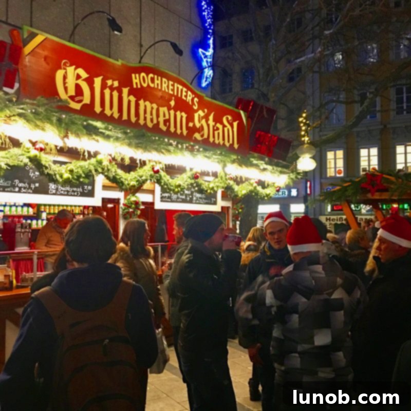 Gluhwein German Mulled Wine Munich Nuremberg Tradition 6 Numerous Glühwein stands ensure easy refills at Christmas markets